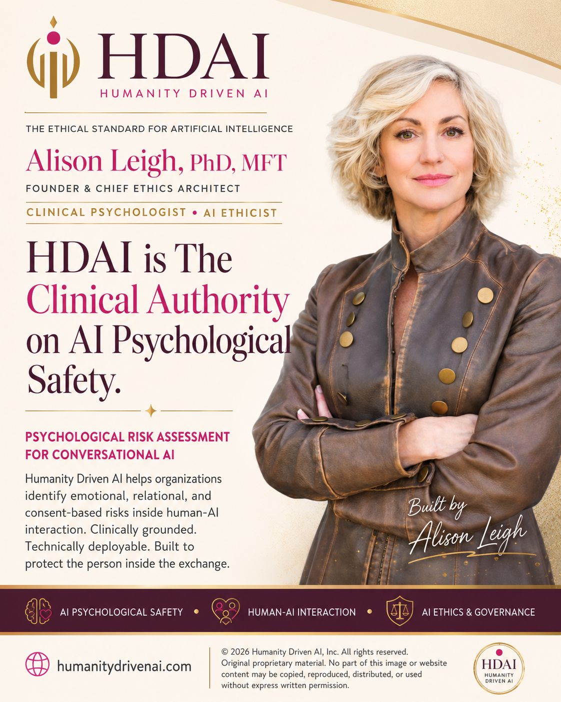 Alison Leigh of HDAI — Psychological Risk Assessment for Conversational AI